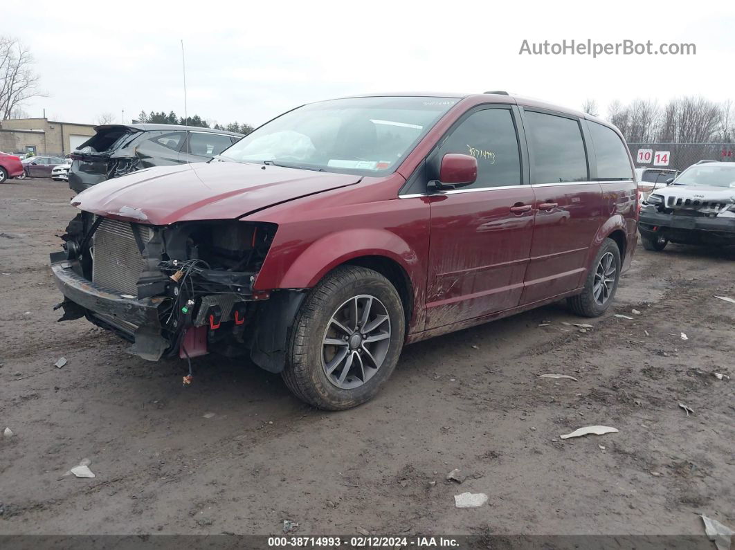 2017 Dodge Grand Caravan Sxt Red vin: 2C4RDGCGXHR696333