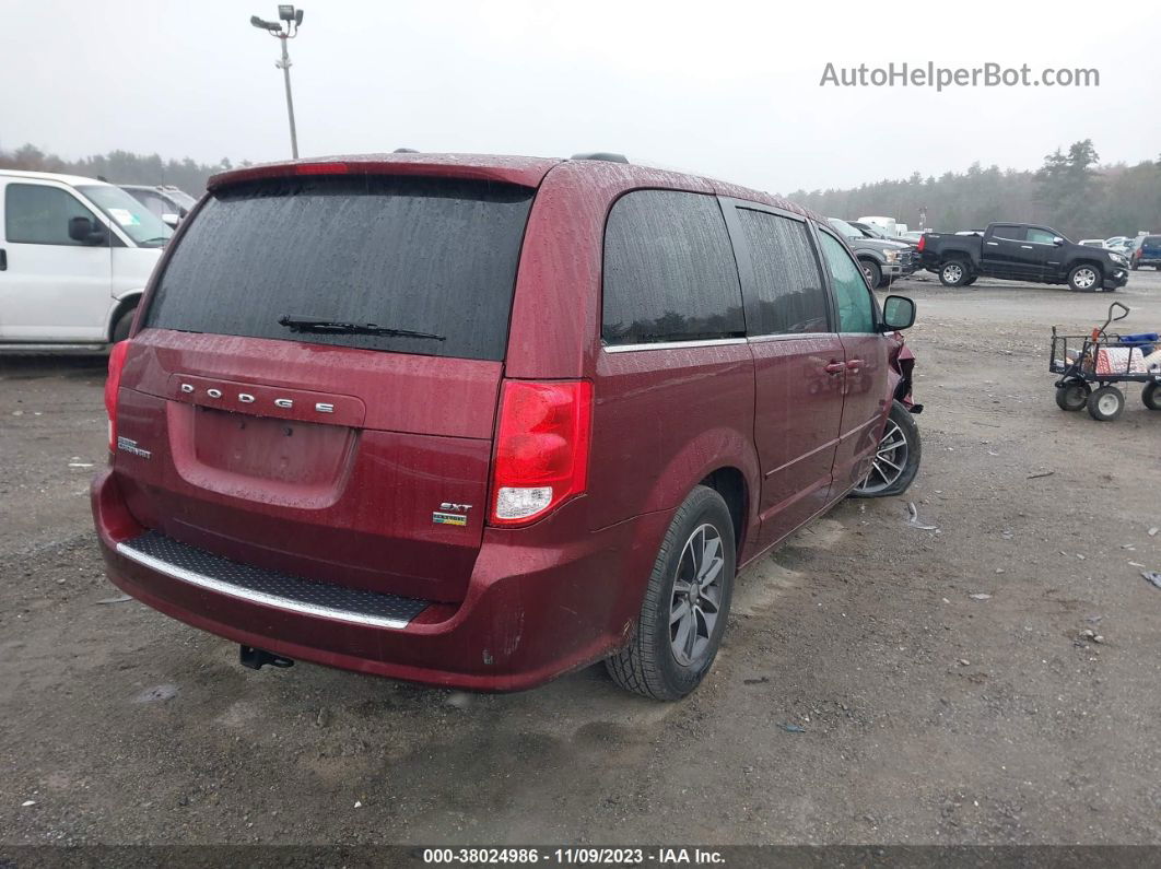 2017 Dodge Grand Caravan Sxt Red vin: 2C4RDGCGXHR717424