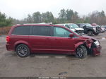 2017 Dodge Grand Caravan Sxt Red vin: 2C4RDGCGXHR717424