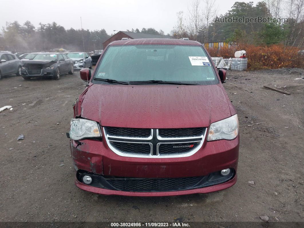 2017 Dodge Grand Caravan Sxt Red vin: 2C4RDGCGXHR717424