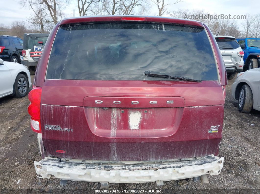 2017 Dodge Grand Caravan Sxt Maroon vin: 2C4RDGCGXHR755400