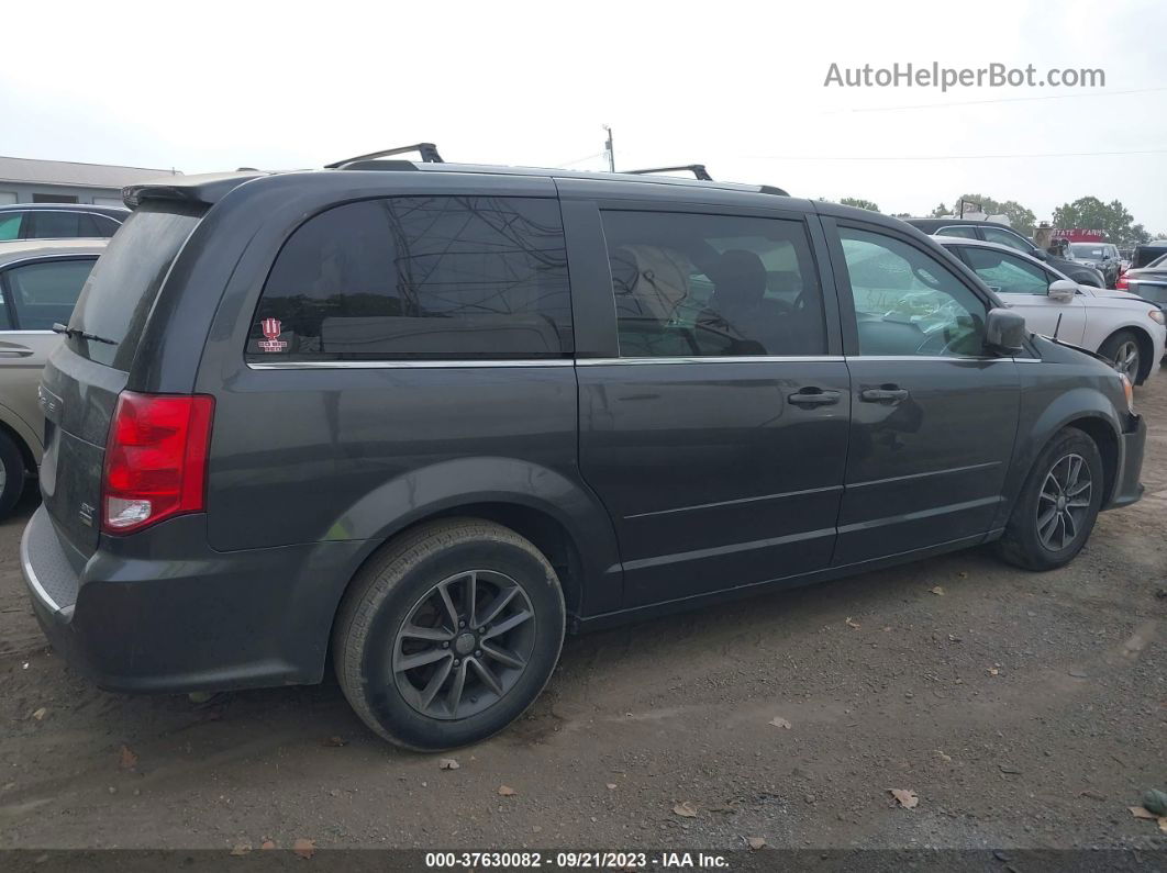 2017 Dodge Grand Caravan Sxt Gray vin: 2C4RDGCGXHR801890