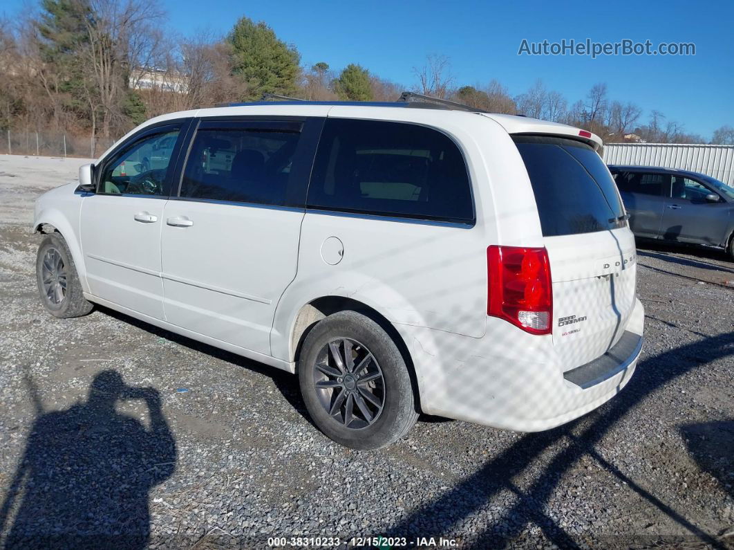 2017 Dodge Grand Caravan Sxt White vin: 2C4RDGCGXHR847669