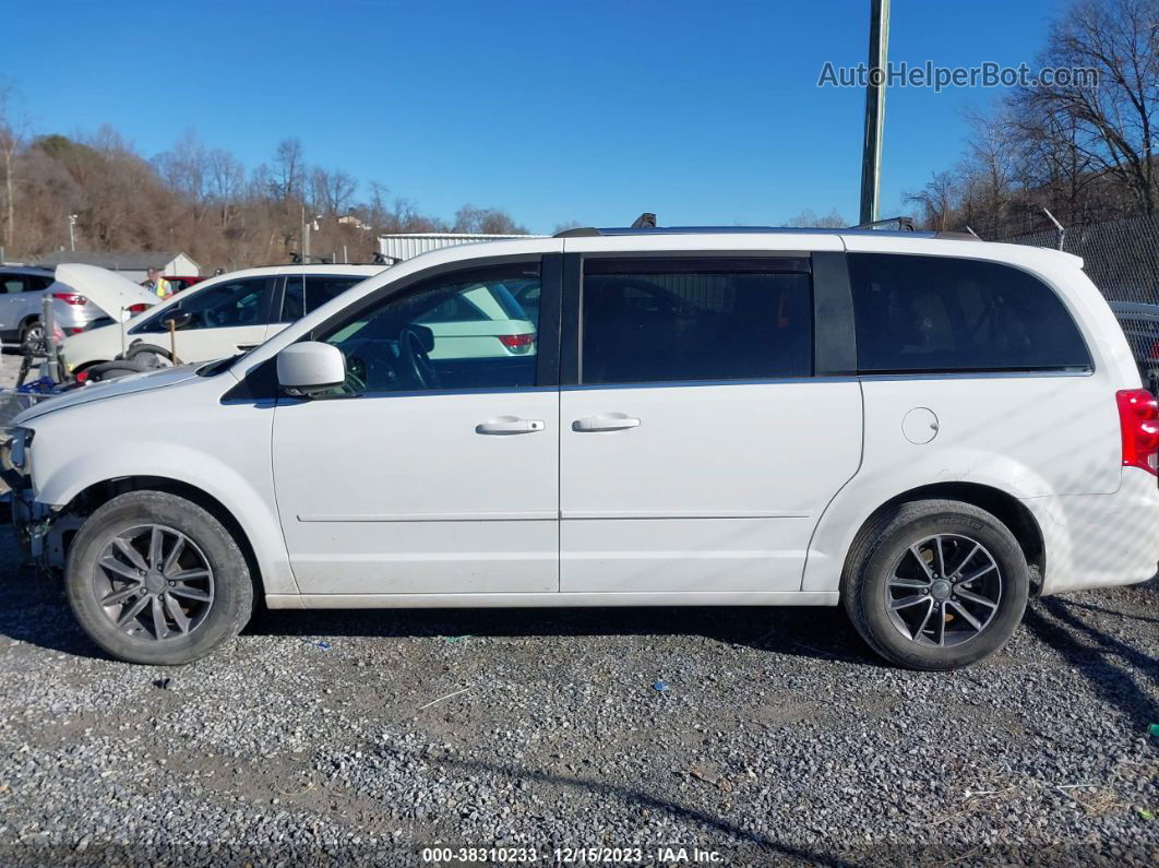 2017 Dodge Grand Caravan Sxt White vin: 2C4RDGCGXHR847669