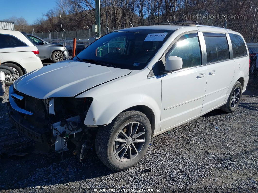 2017 Dodge Grand Caravan Sxt White vin: 2C4RDGCGXHR847669