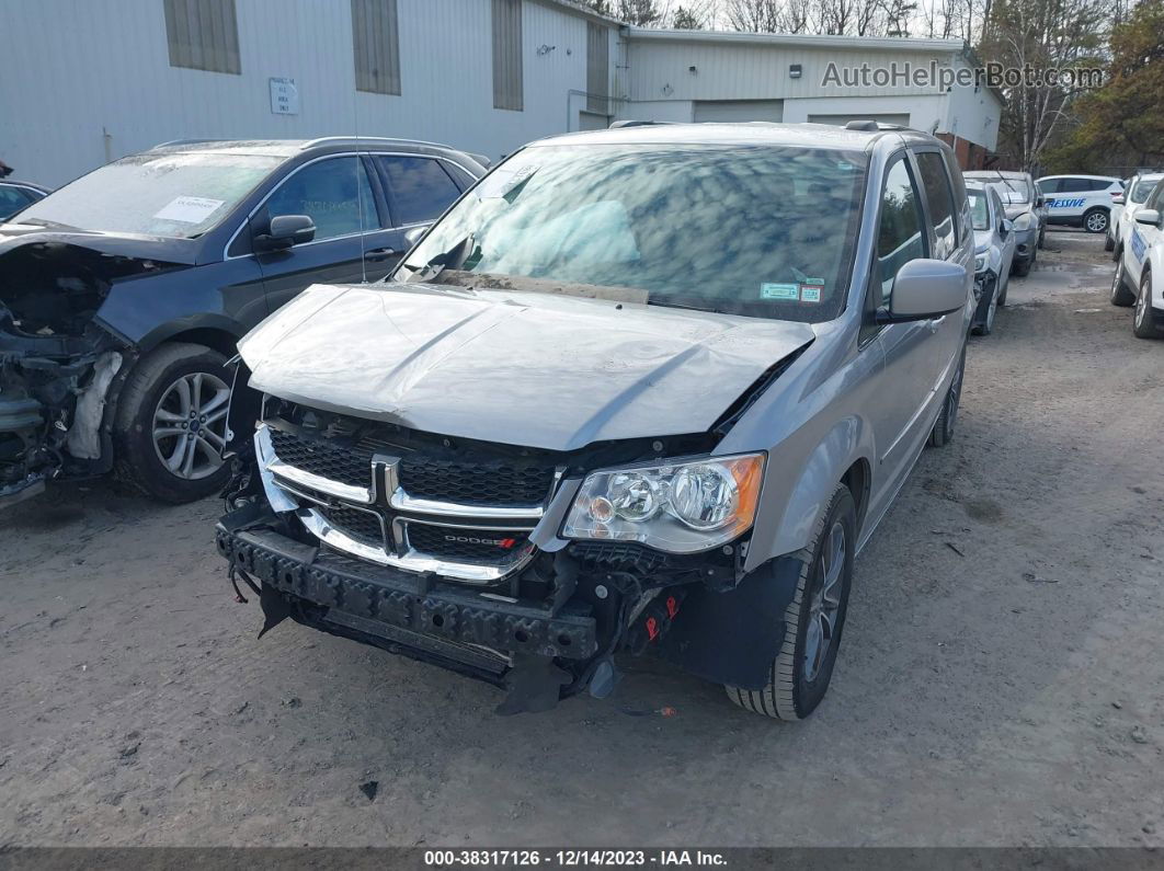 2017 Dodge Grand Caravan Sxt Gray vin: 2C4RDGCGXHR864374