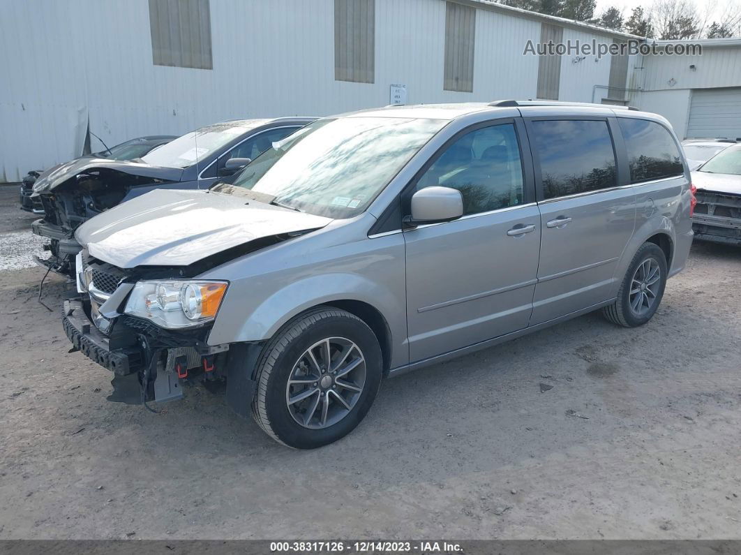 2017 Dodge Grand Caravan Sxt Gray vin: 2C4RDGCGXHR864374