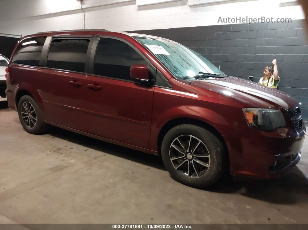 2017 Dodge Grand Caravan Gt Темно-бордовый vin: 2C4RDGEG1HR672595