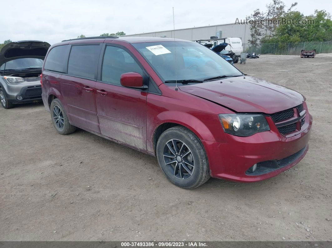 2017 Dodge Grand Caravan Gt Maroon vin: 2C4RDGEG3HR773704