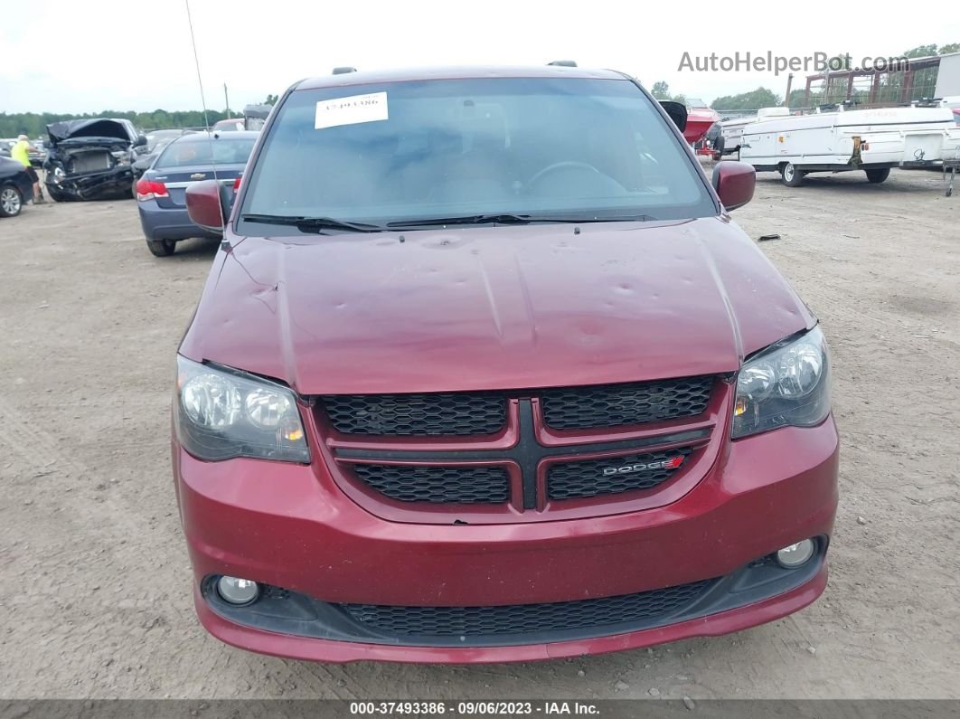 2017 Dodge Grand Caravan Gt Maroon vin: 2C4RDGEG3HR773704