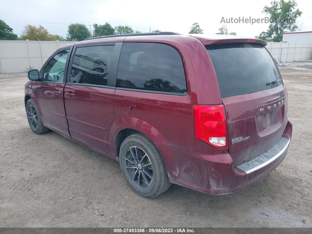 2017 Dodge Grand Caravan Gt Maroon vin: 2C4RDGEG3HR773704