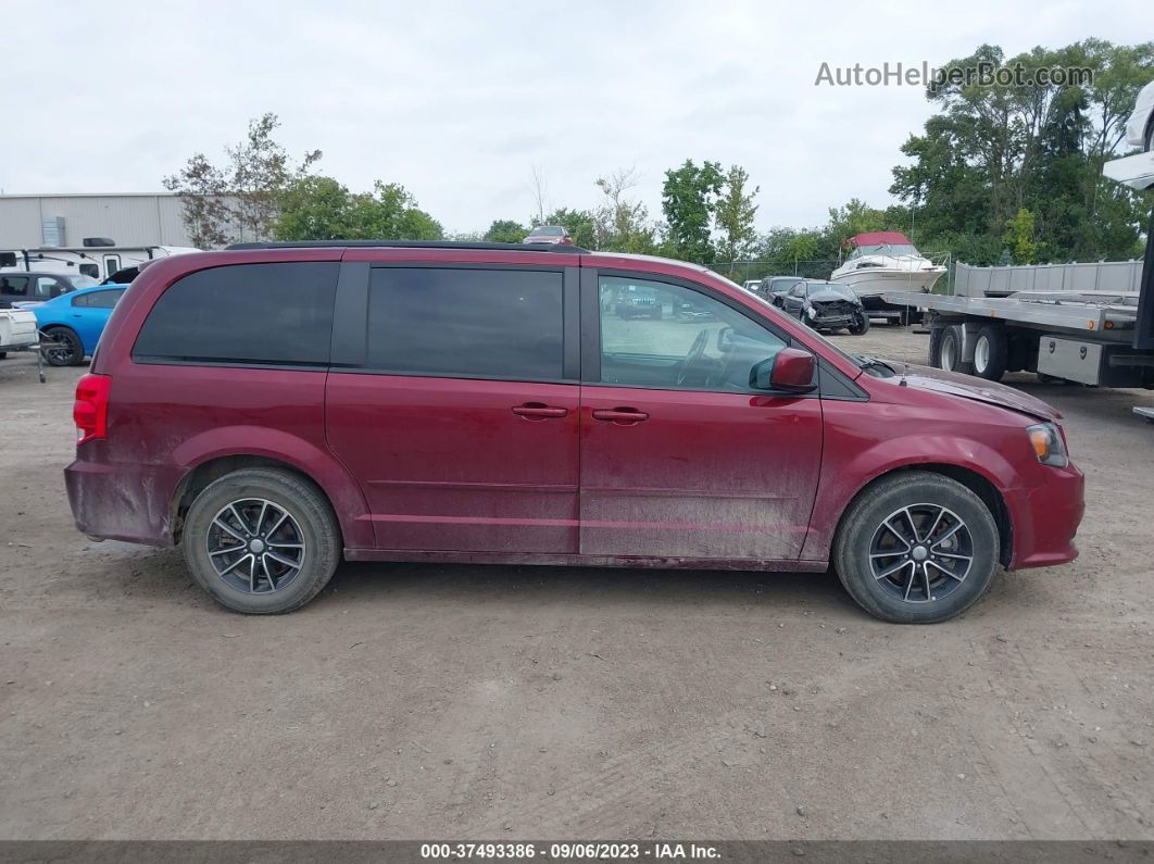 2017 Dodge Grand Caravan Gt Maroon vin: 2C4RDGEG3HR773704