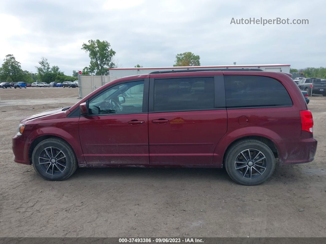 2017 Dodge Grand Caravan Gt Maroon vin: 2C4RDGEG3HR773704