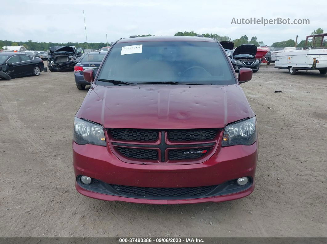 2017 Dodge Grand Caravan Gt Maroon vin: 2C4RDGEG3HR773704