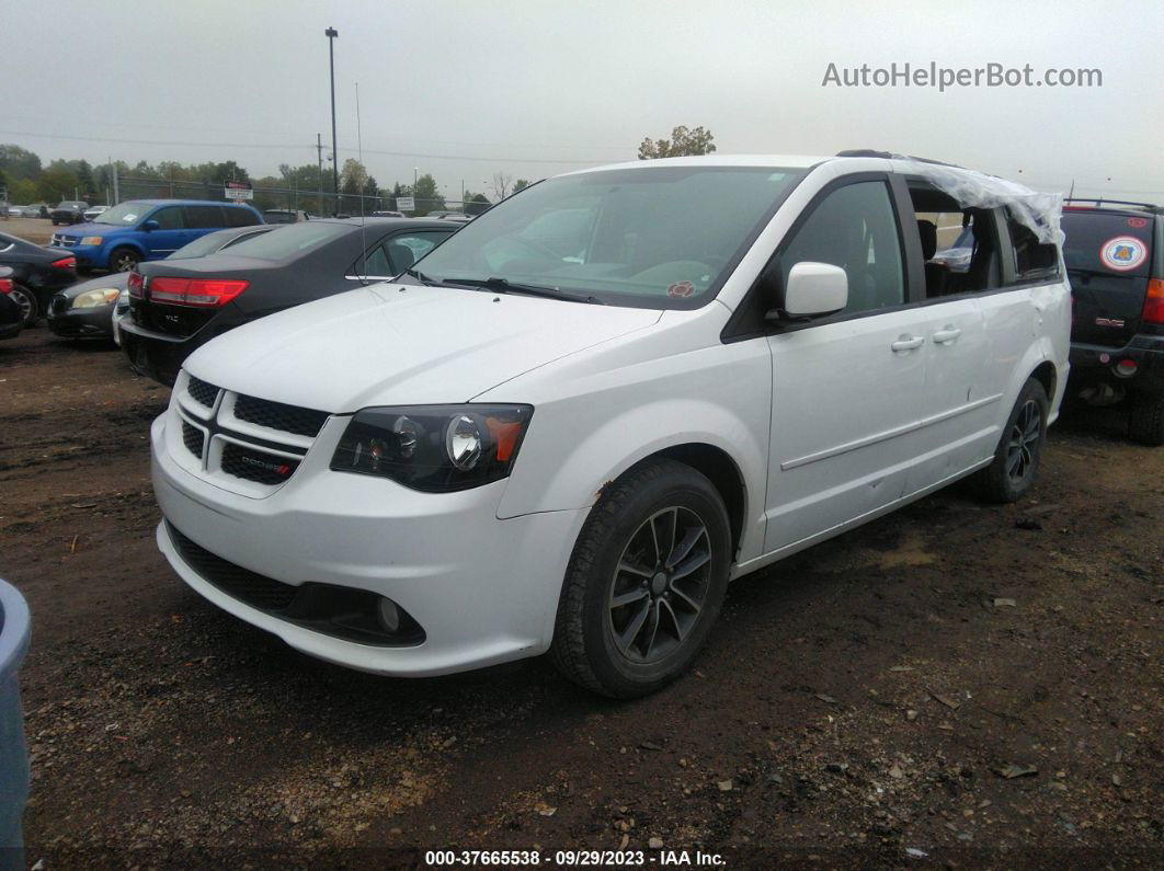 2017 Dodge Grand Caravan Gt White vin: 2C4RDGEG4HR842934