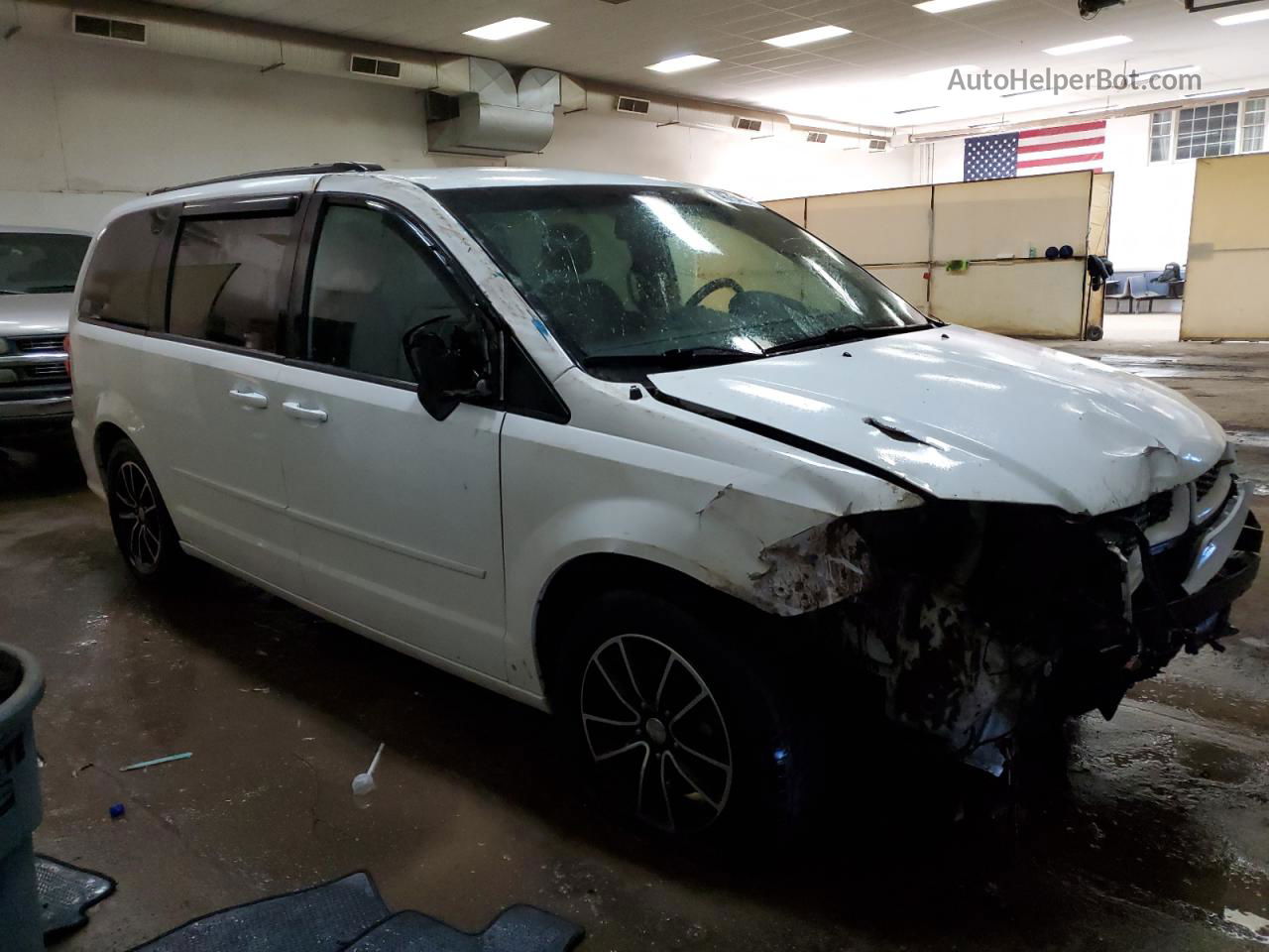 2017 Dodge Grand Caravan Gt White vin: 2C4RDGEG4HR842934