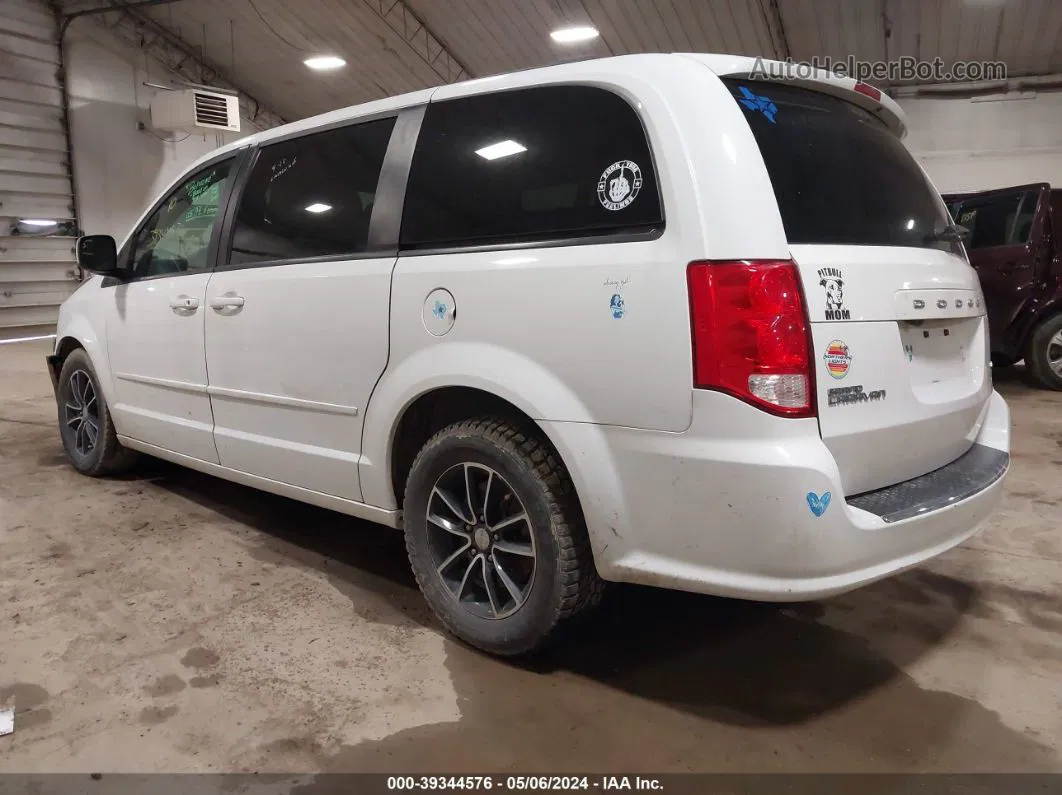 2017 Dodge Grand Caravan Gt White vin: 2C4RDGEG5HR783683