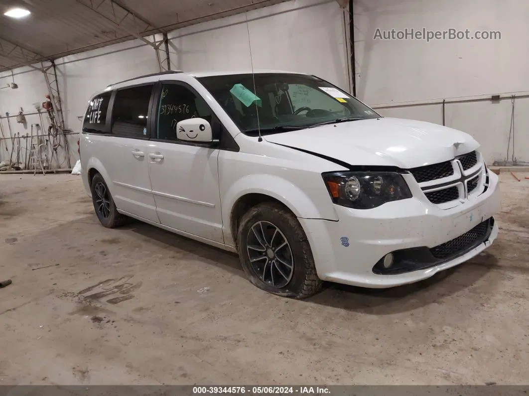 2017 Dodge Grand Caravan Gt White vin: 2C4RDGEG5HR783683