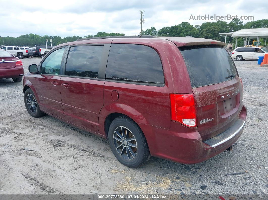 2017 Dodge Grand Caravan Gt Бордовый vin: 2C4RDGEG6HR696990