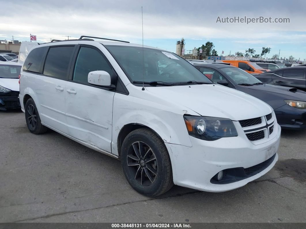 2017 Dodge Grand Caravan Gt White vin: 2C4RDGEG6HR737182