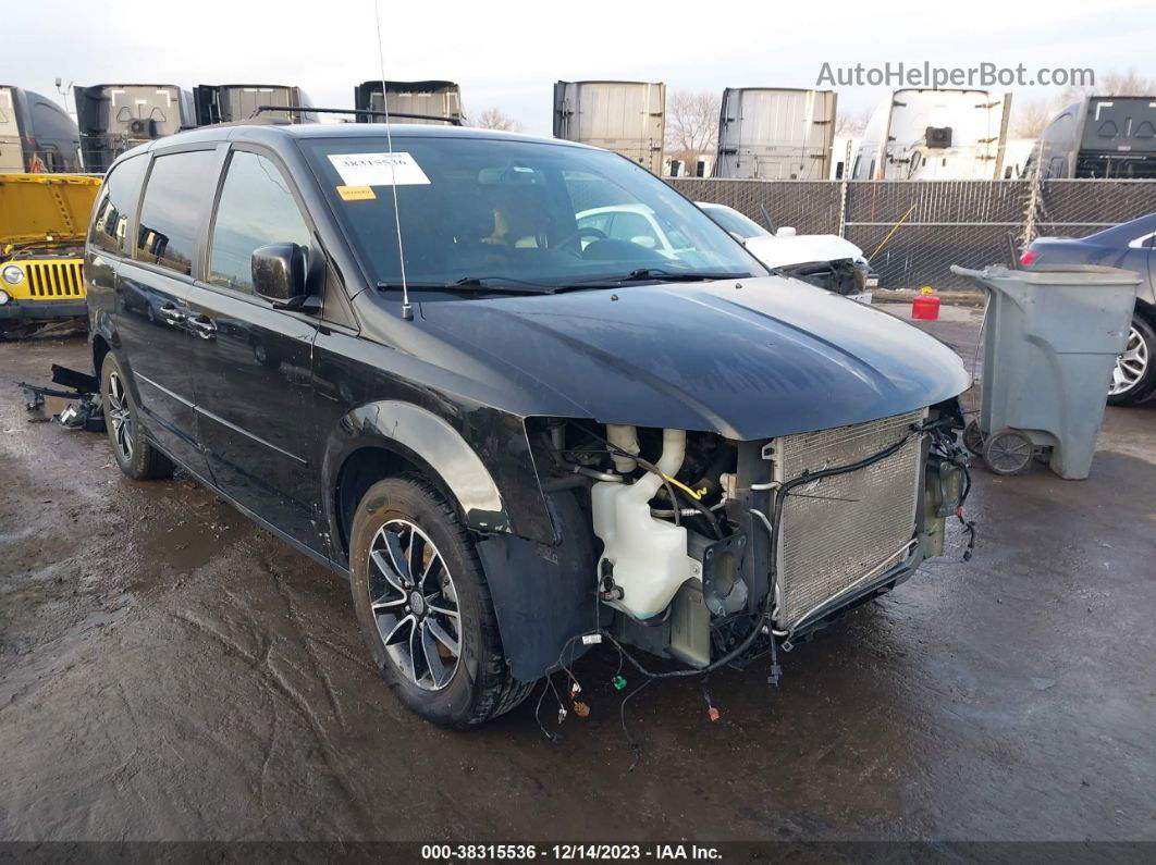 2017 Dodge Grand Caravan Gt Black vin: 2C4RDGEG6HR814049