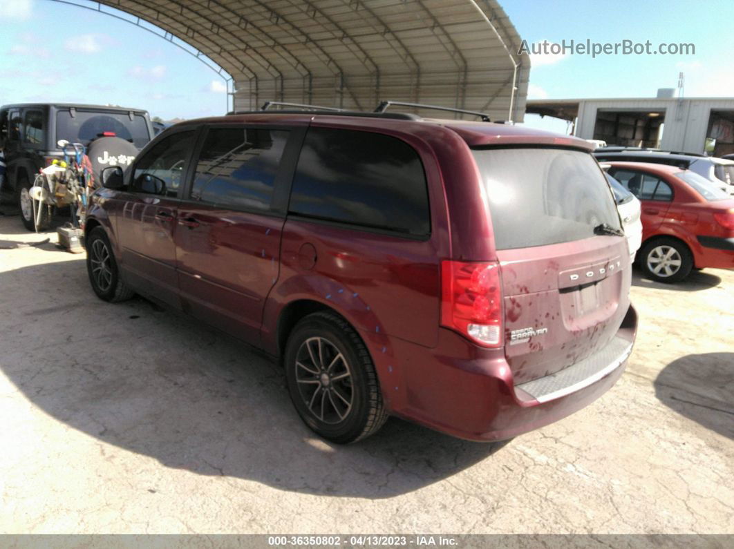 2017 Dodge Grand Caravan Gt Maroon vin: 2C4RDGEG8HR852527