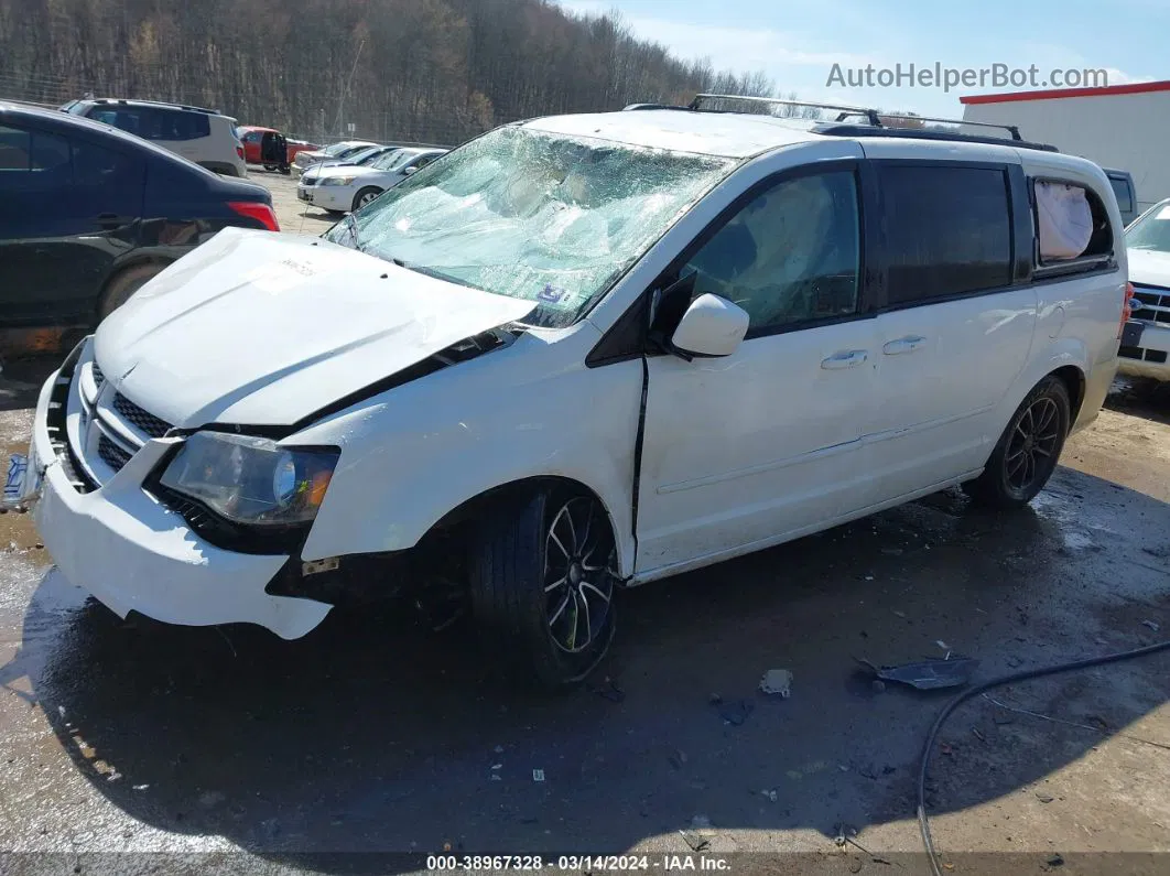 2017 Dodge Grand Caravan Gt White vin: 2C4RDGEG9HR547165