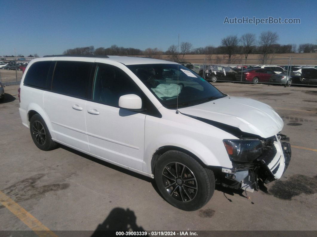 2017 Dodge Grand Caravan Gt White vin: 2C4RDGEGXHR863948