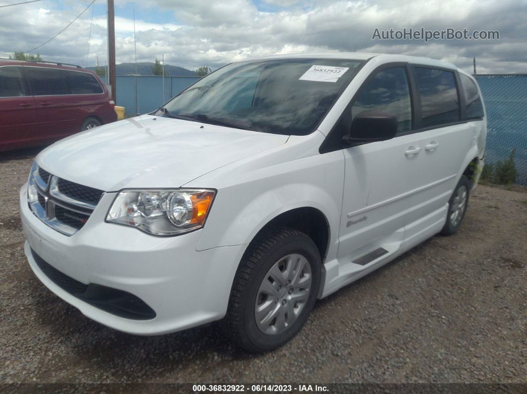 2017 Dodge Grand Caravan Se White vin: 2C7WDGBG9HR802245