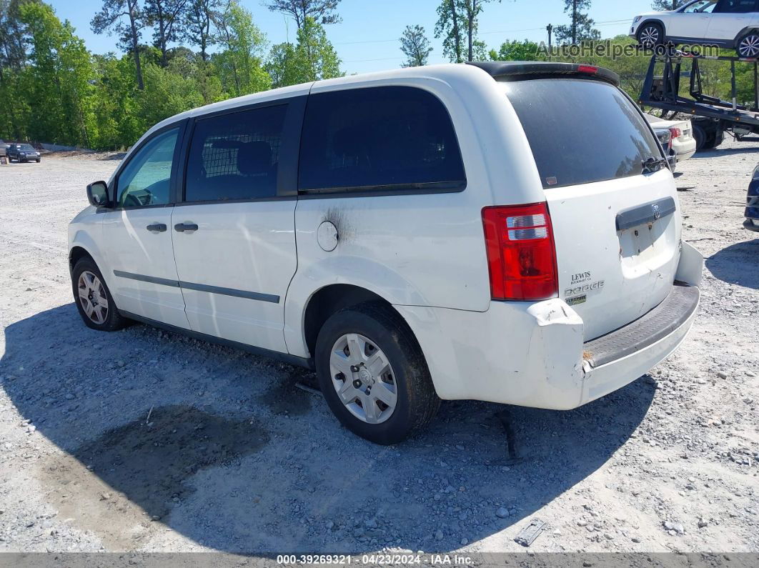 2010 Dodge Grand Caravan C/v White vin: 2D4CN1AE1AR339990