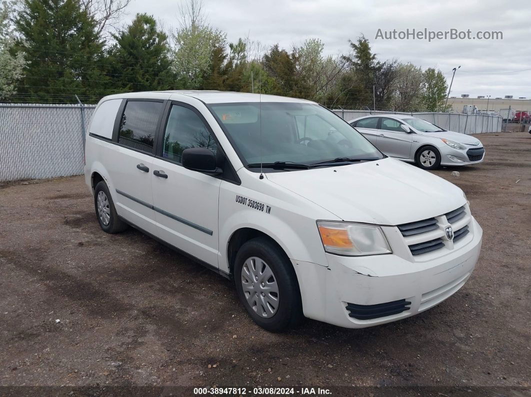 2010 Dodge Grand Caravan C/v White vin: 2D4CN1AE6AR258323