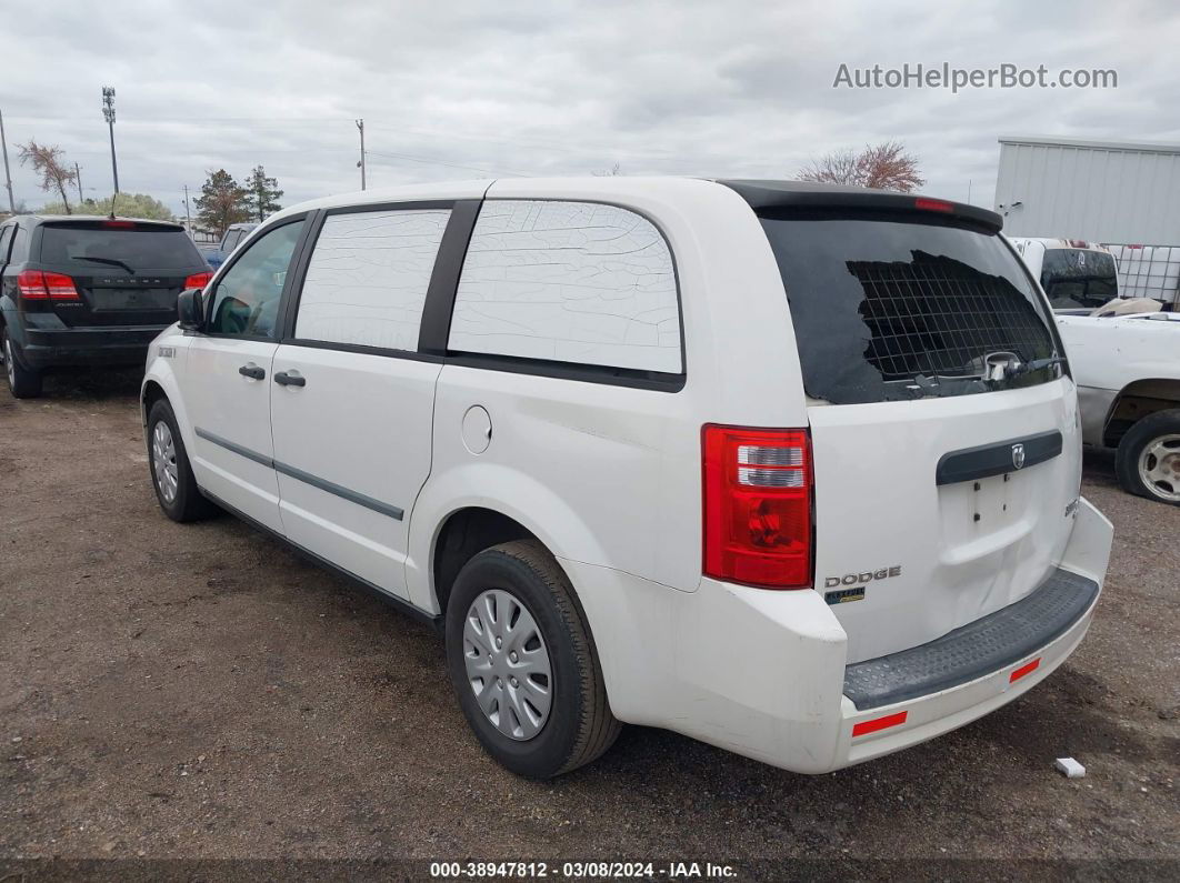 2010 Dodge Grand Caravan C/v White vin: 2D4CN1AE6AR258323