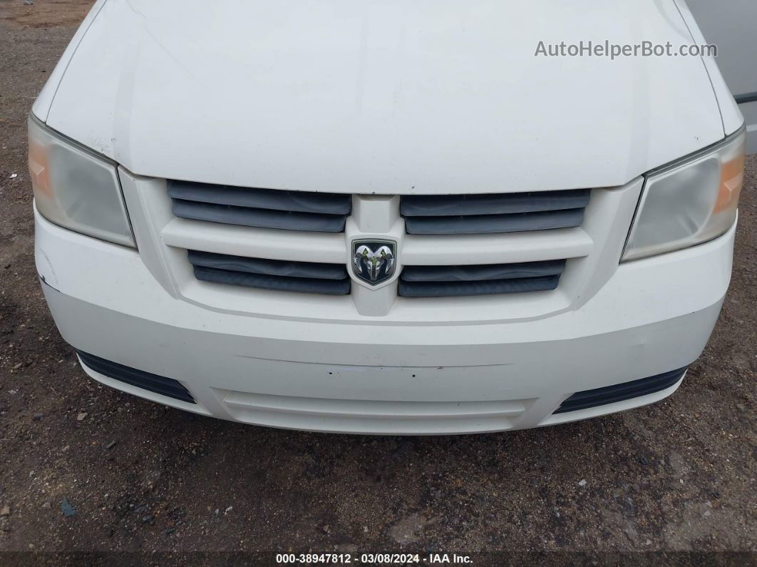 2010 Dodge Grand Caravan C/v White vin: 2D4CN1AE6AR258323