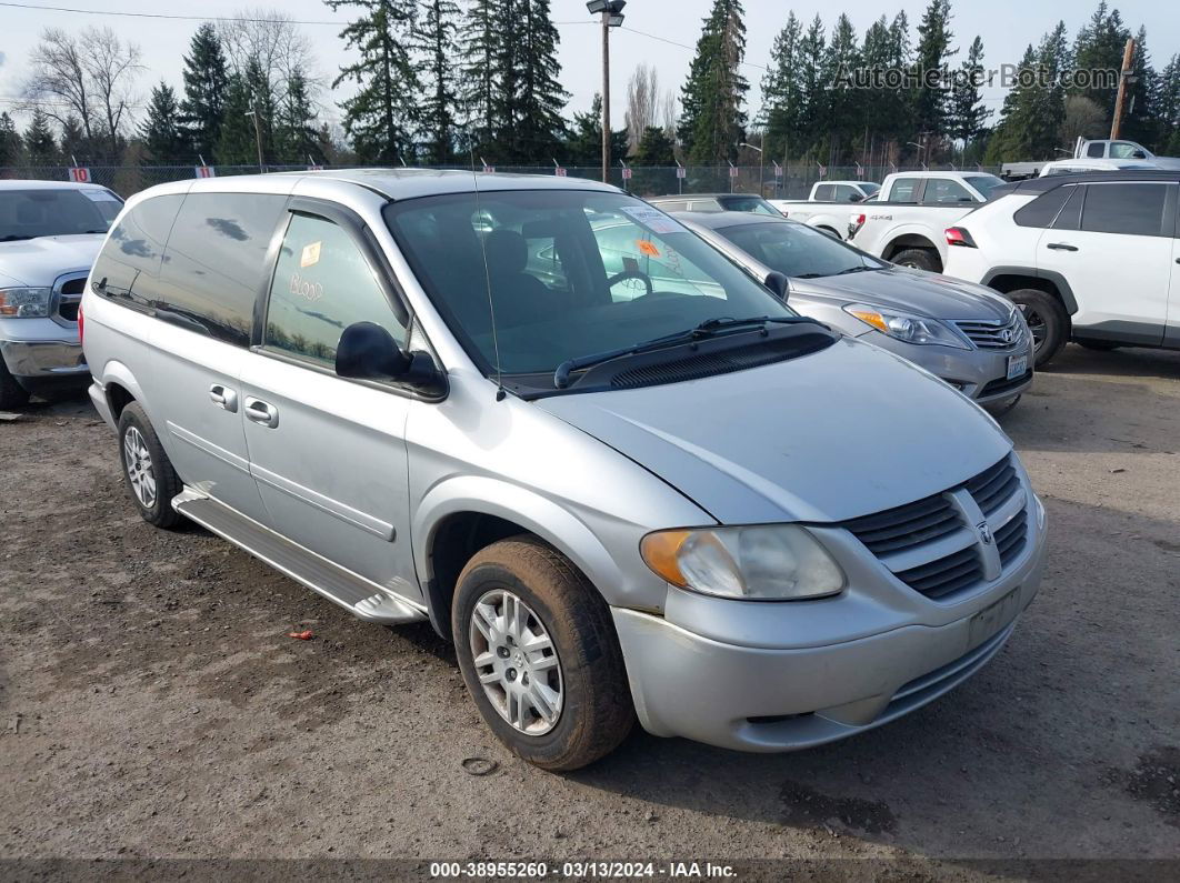 2005 Dodge Grand Caravan Se Silver vin: 2D4GP24R25R318538