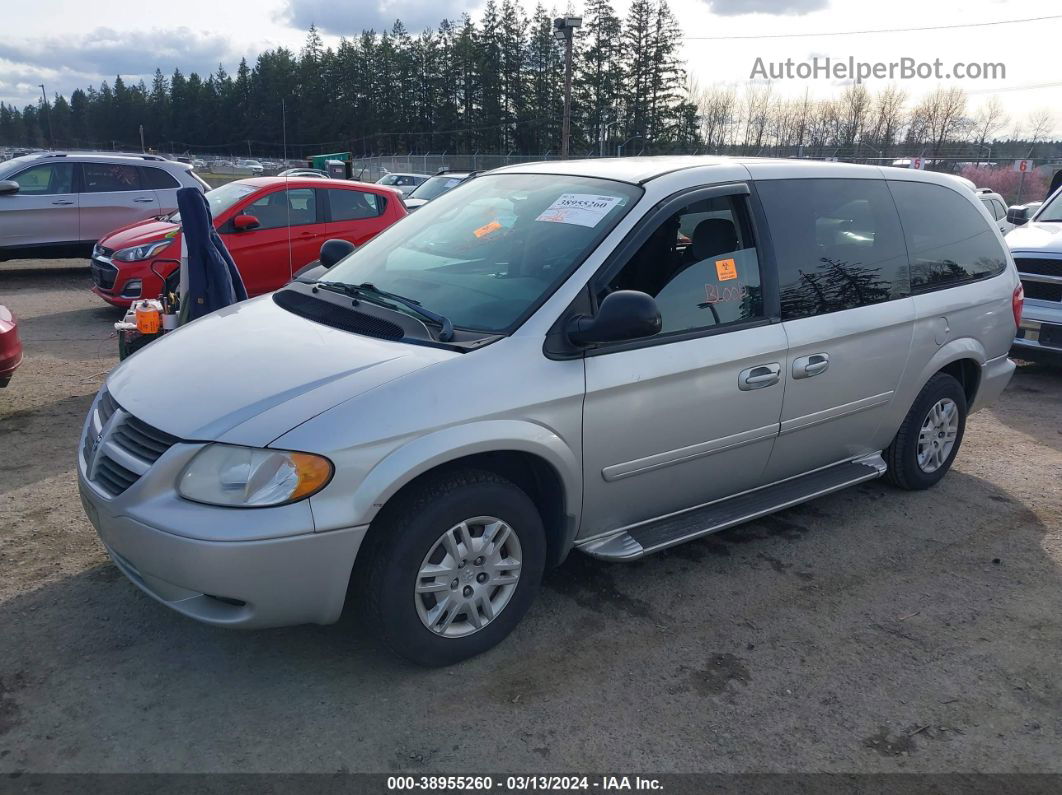 2005 Dodge Grand Caravan Se Silver vin: 2D4GP24R25R318538