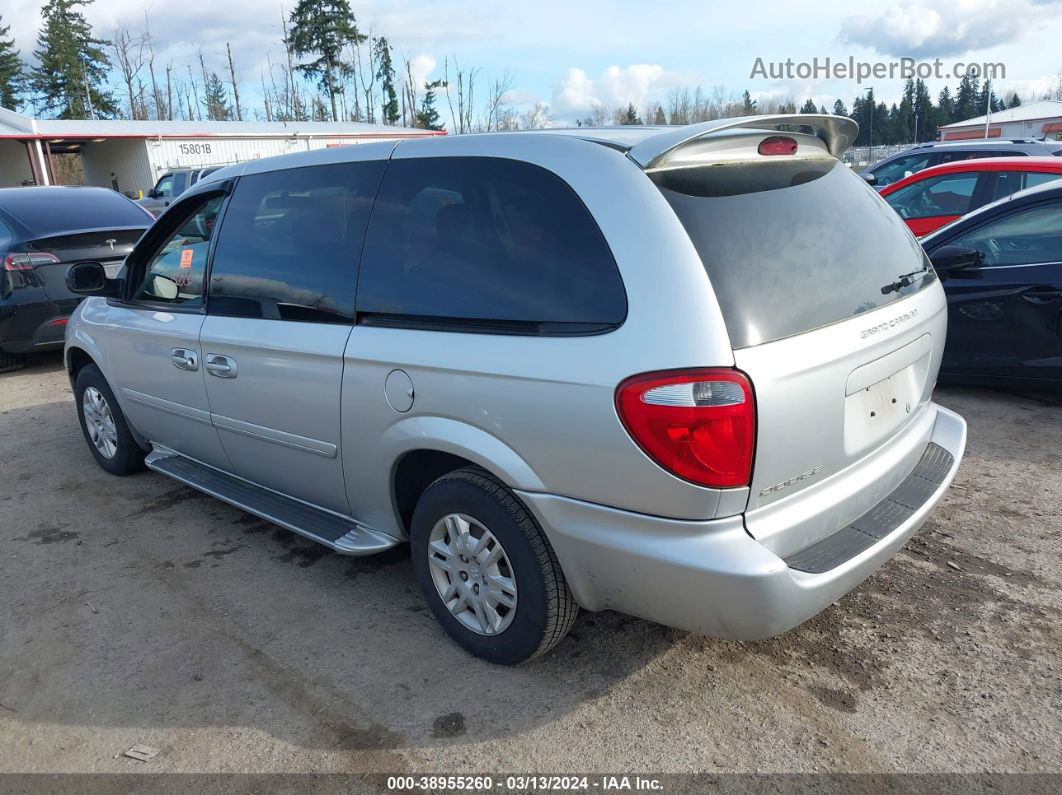 2005 Dodge Grand Caravan Se Silver vin: 2D4GP24R25R318538