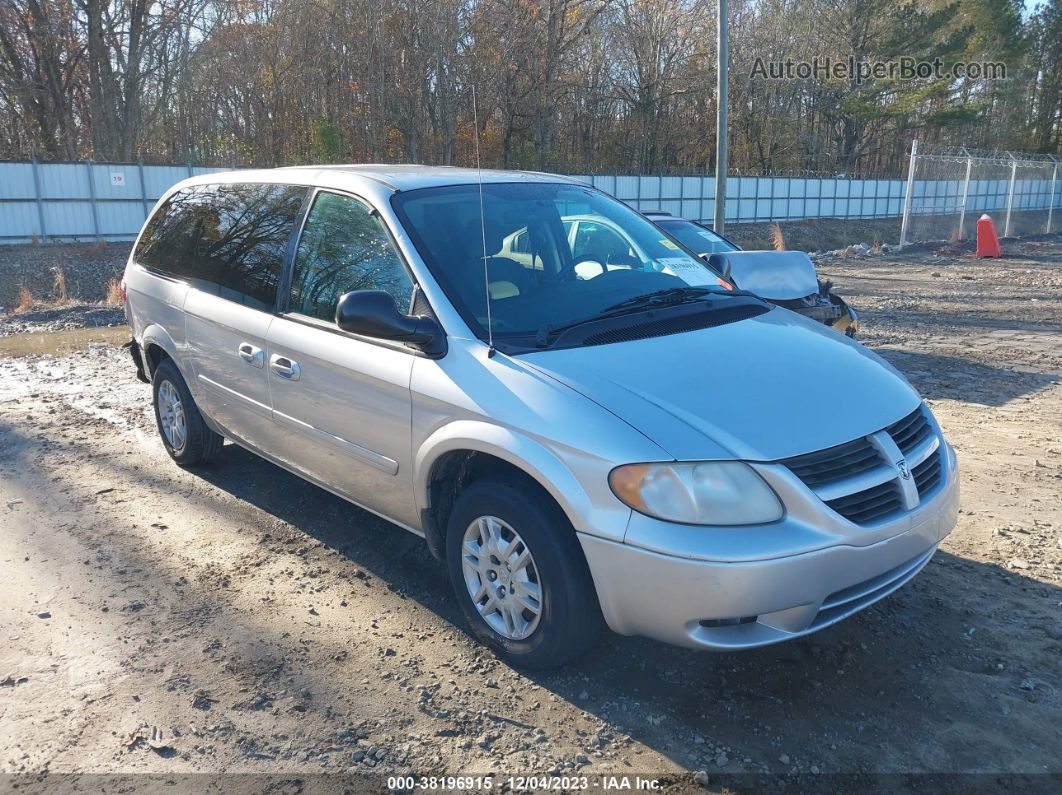 2005 Dodge Grand Caravan Se Серебряный vin: 2D4GP24R45R201379