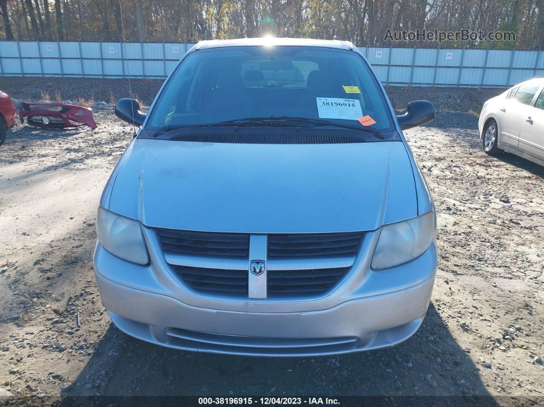 2005 Dodge Grand Caravan Se Silver vin: 2D4GP24R45R201379