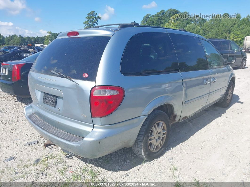 2005 Dodge Grand Caravan Se Light Blue vin: 2D4GP24R45R251537