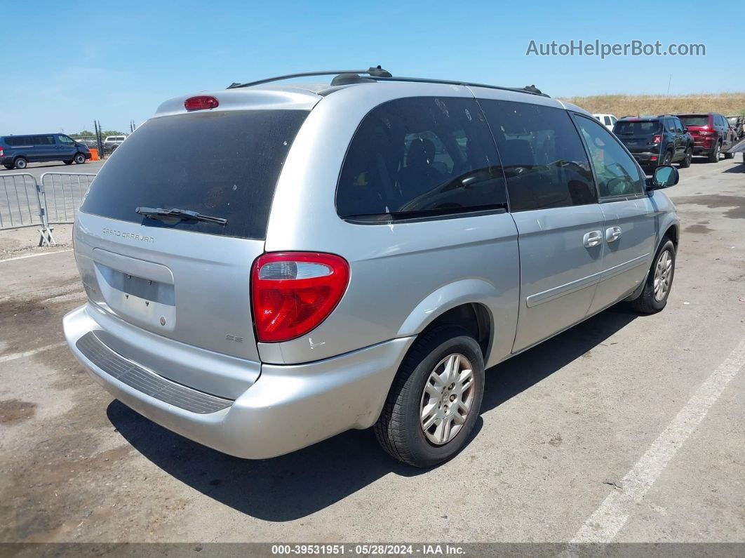 2005 Dodge Grand Caravan Se Silver vin: 2D4GP24R65R308756