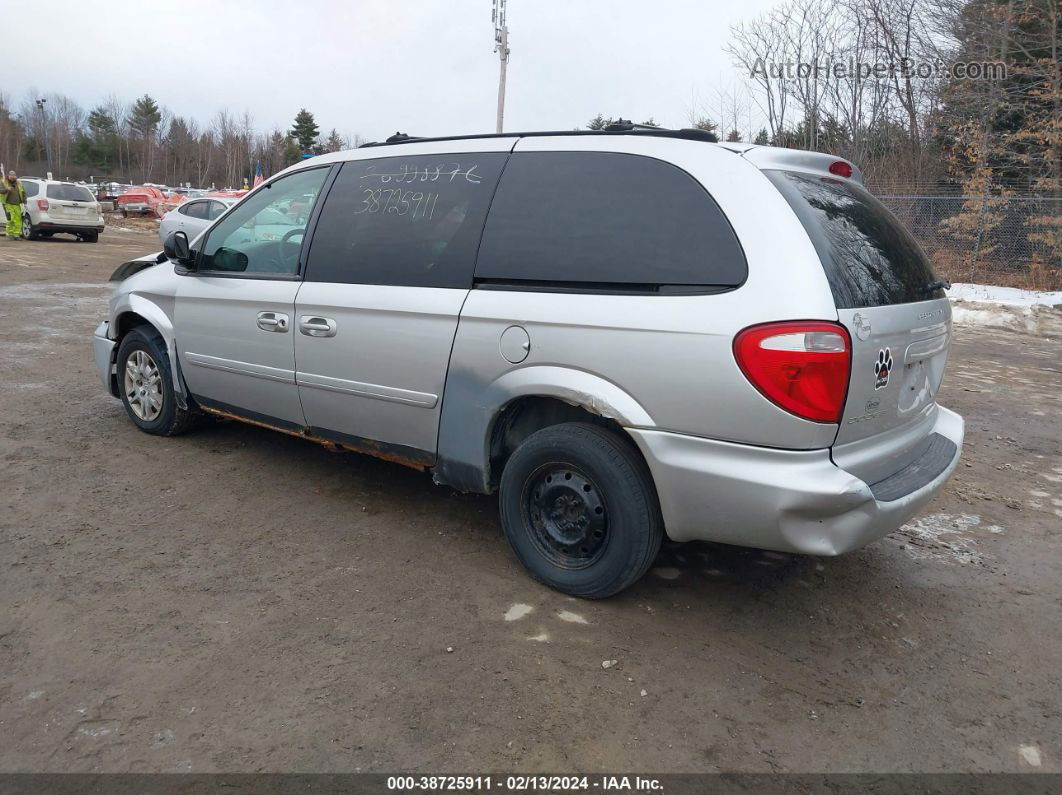 2005 Dodge Grand Caravan Se Silver vin: 2D4GP24RX5R106938