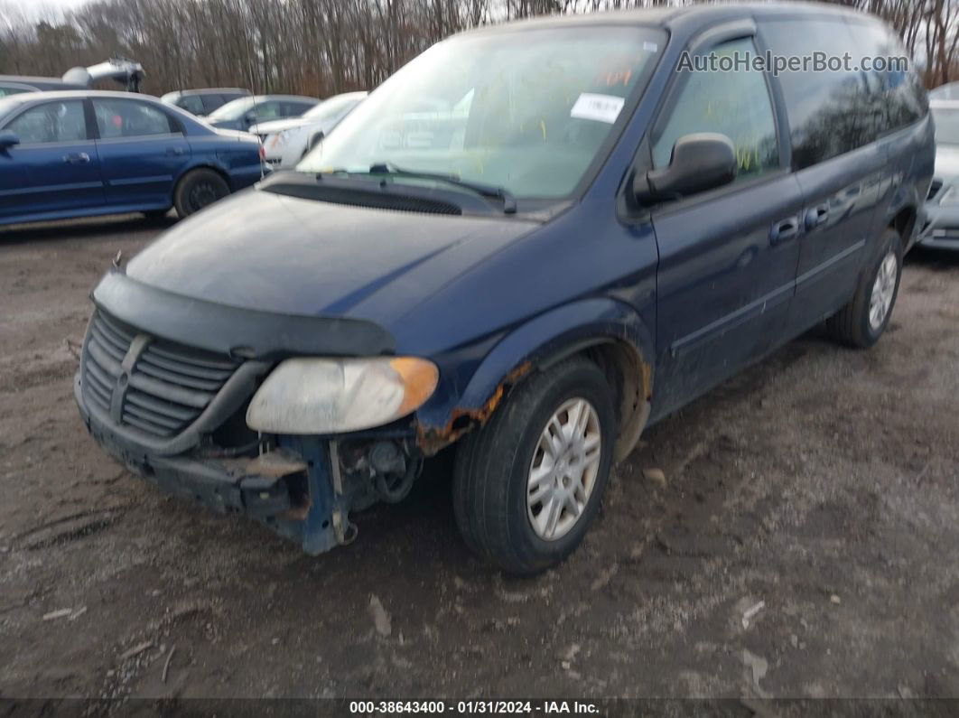 2005 Dodge Grand Caravan Se Синий vin: 2D4GP24RX5R146209