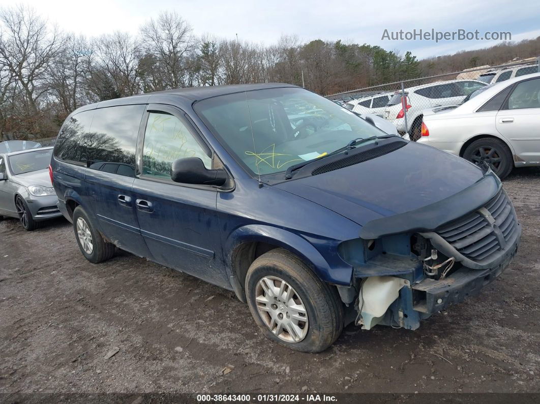 2005 Dodge Grand Caravan Se Синий vin: 2D4GP24RX5R146209