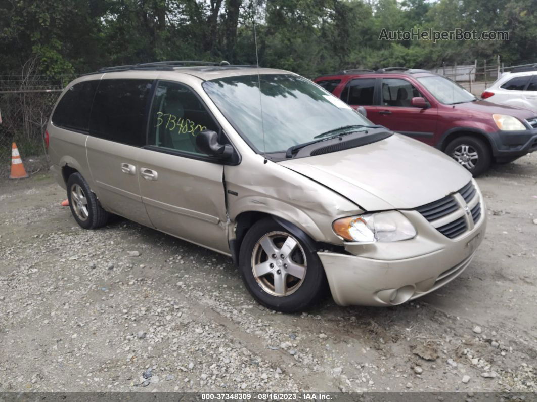 2005 Dodge Grand Caravan Sxt Tan vin: 2D4GP44L05R345938