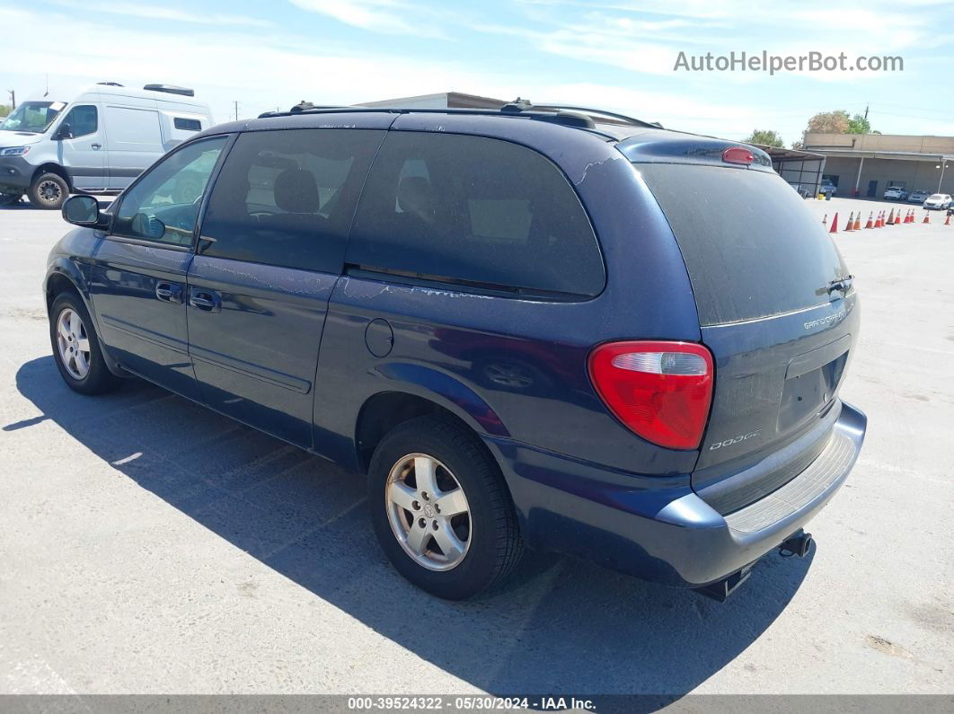 2005 Dodge Grand Caravan Sxt Blue vin: 2D4GP44L15R258484