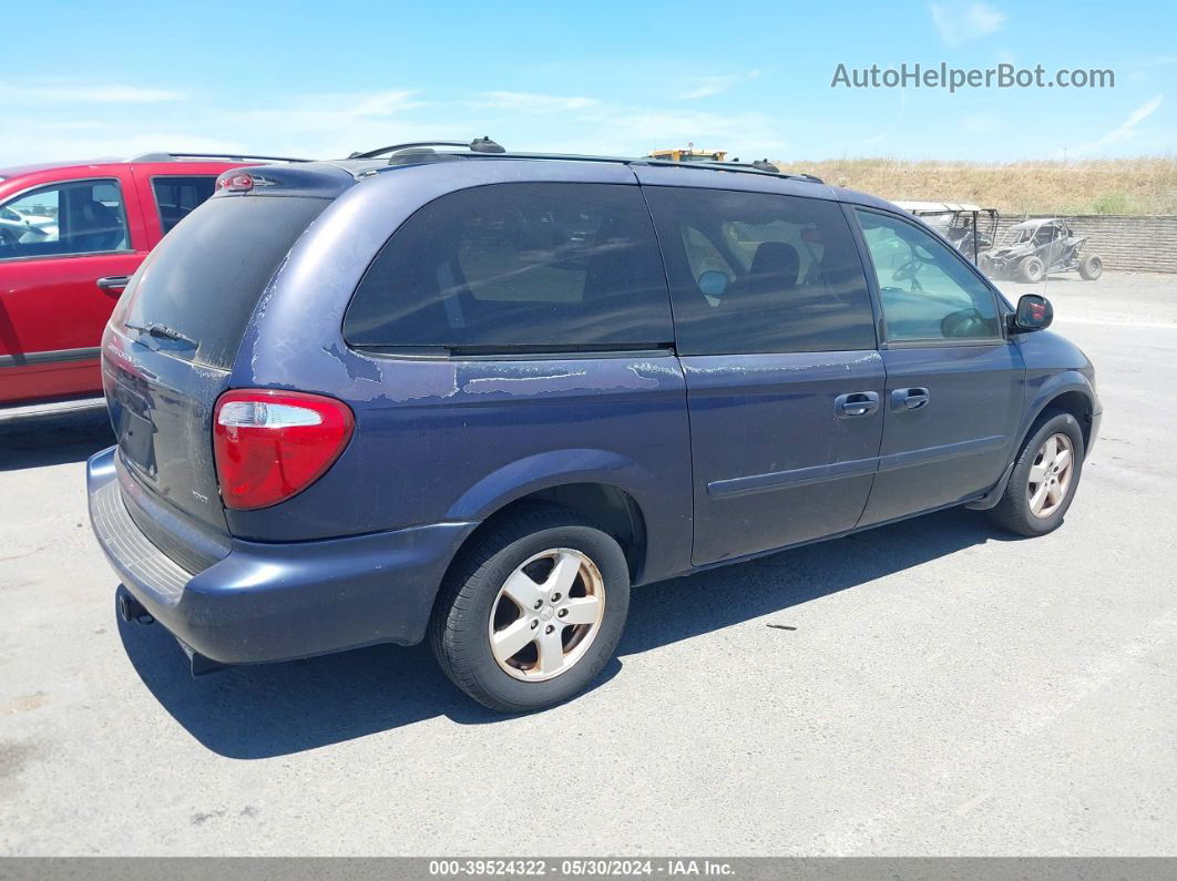 2005 Dodge Grand Caravan Sxt Blue vin: 2D4GP44L15R258484