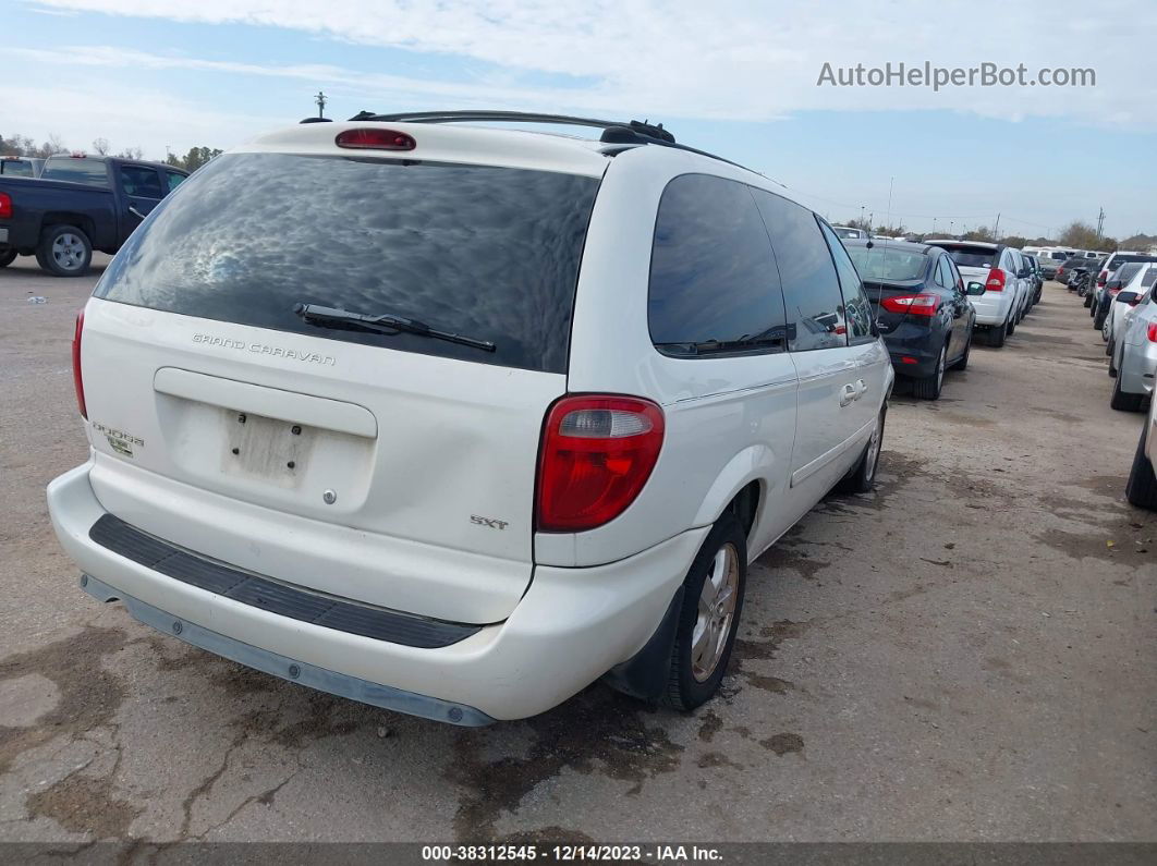 2005 Dodge Grand Caravan Sxt White vin: 2D4GP44L15R296104