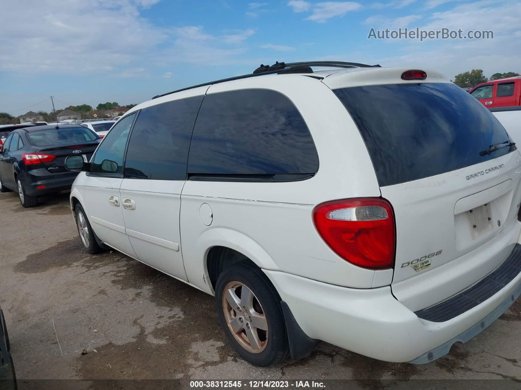 2005 Dodge Grand Caravan Sxt White vin: 2D4GP44L15R296104