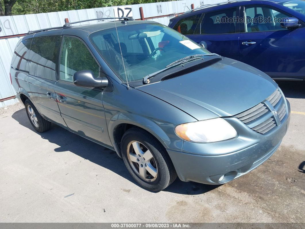 2005 Dodge Grand Caravan Sxt Teal vin: 2D4GP44L15R390516