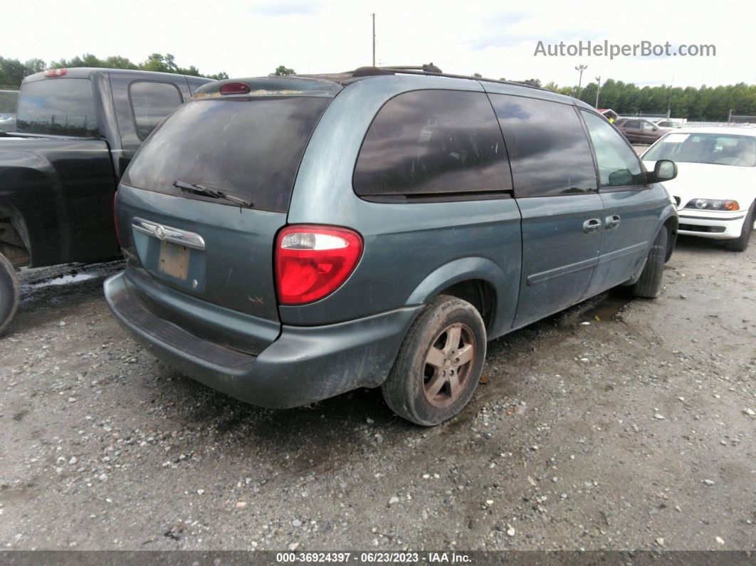 2005 Dodge Grand Caravan Sxt Blue vin: 2D4GP44L15R461987